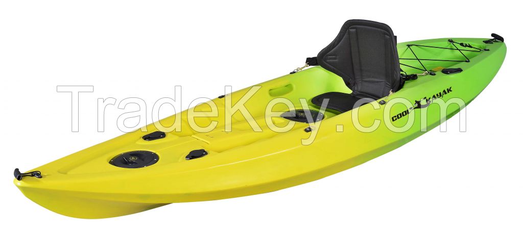 single seater sit on top fishiing kayak