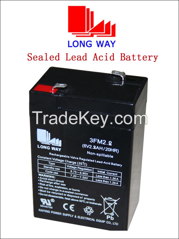 6V2.8 Rechargeable Battery for storage