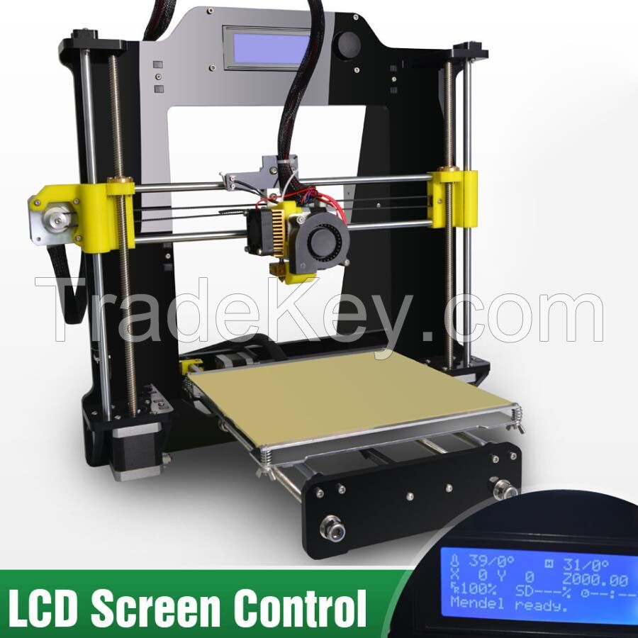 5S LCD 3D printer 2015 new high quality prusa reprap I3 A602 kit mega