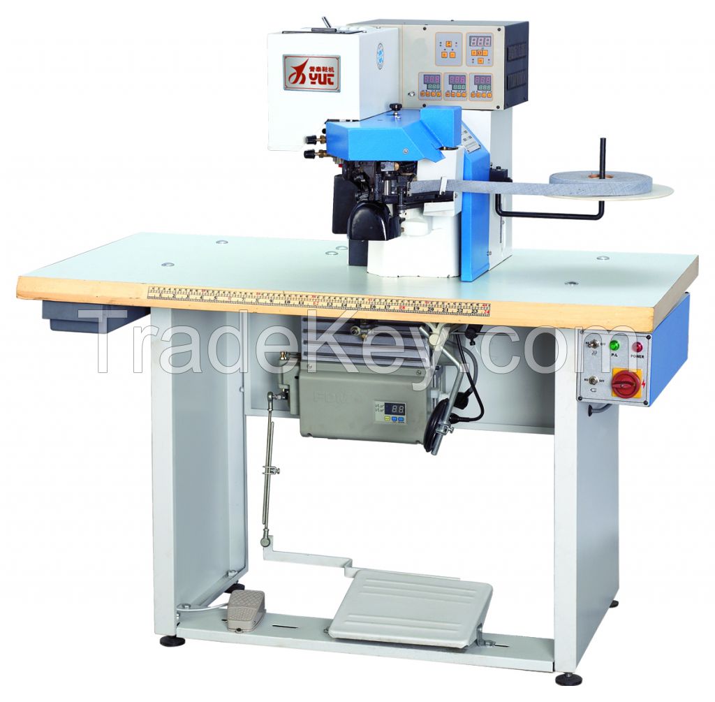 DS-701-1A Automatic Cementing Insole Folding/Overedge/Overlock Machine 