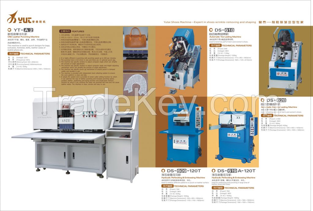 DS-802 Hydraulic Heel Back Part Moulding Shaping Machine