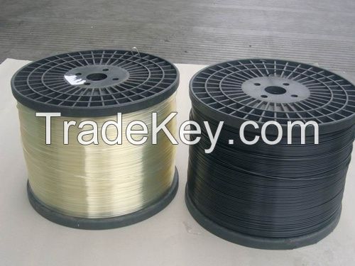 Thermal screen black and transparent polyester supporting wire 2.5x2.0mm