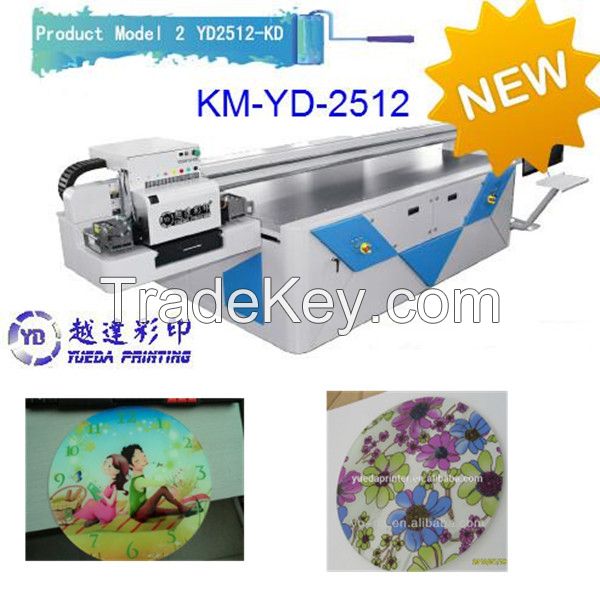3d glass UV flatbed printer for hot selling