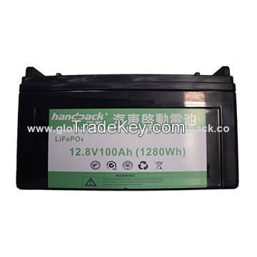 12V 100Ah LiFePO4 Battery Pack for Auto Startup, Rechargeable