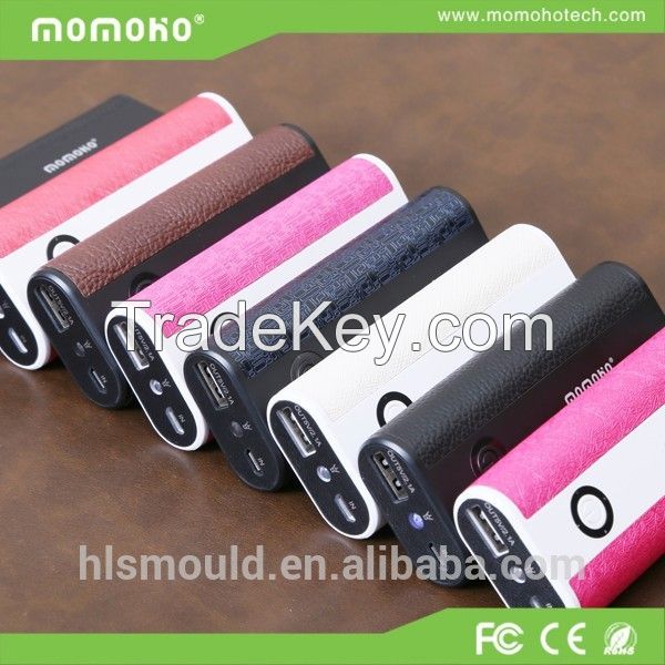 Portable Built-in micro usb 18650 battery power bank for smart