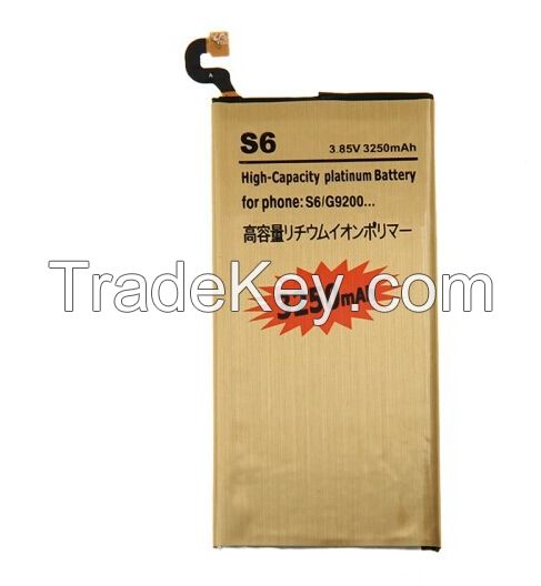 Battery for sumsung s6 with 3250 mah