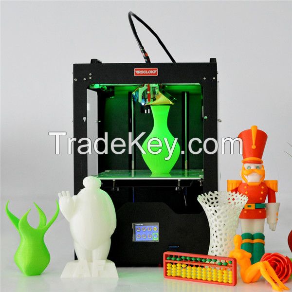 Latest technology double nozzle U3 type FDM desktop 3D printer with large building size ..