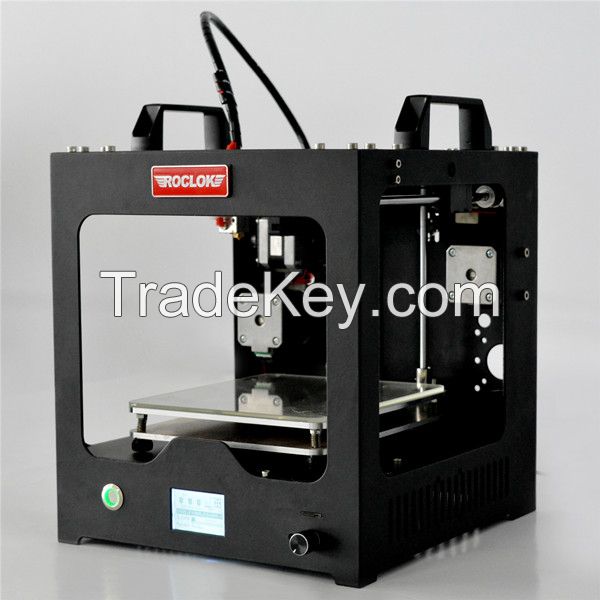 Hot sale! Professional DD2 extruder Mini type family/school use desktop 3D printer machine for metal