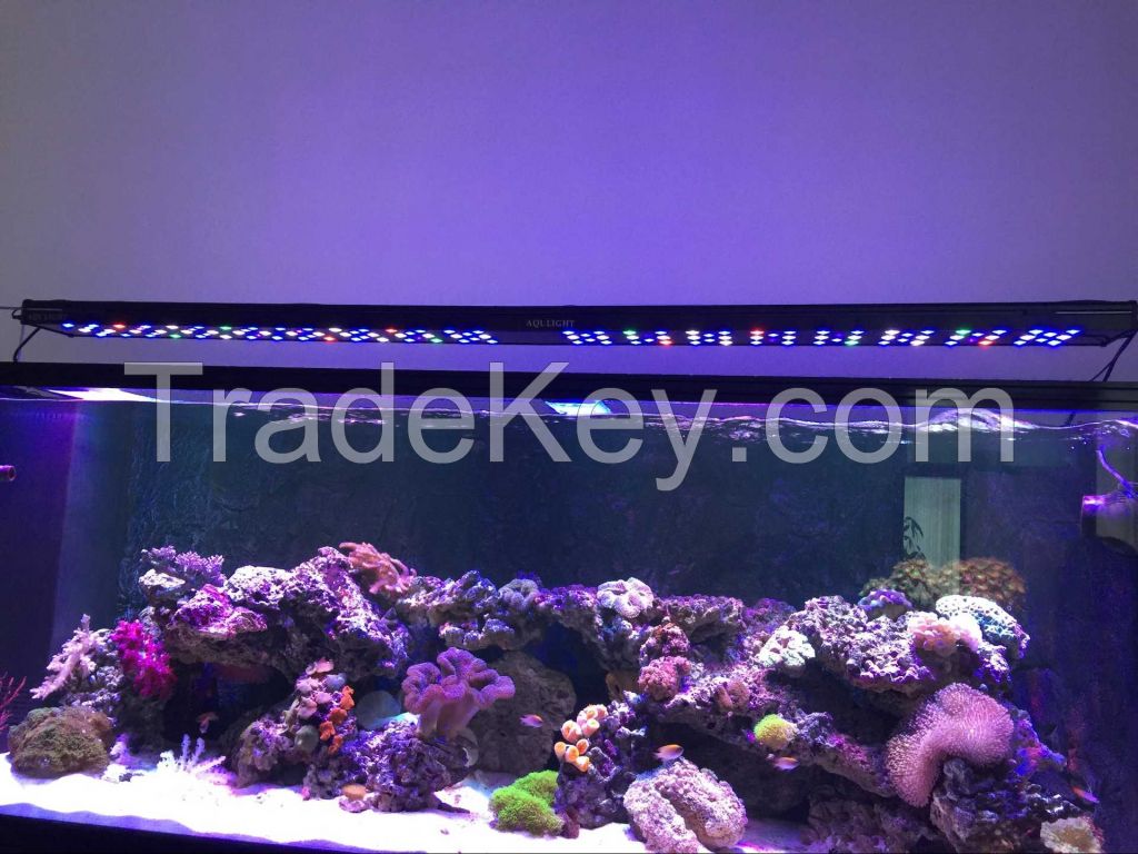 AQL-3S led aquarium accessory full spectrum sunrise sunset programmable led aquarium lighting fit for 16"-60" aquarium tank