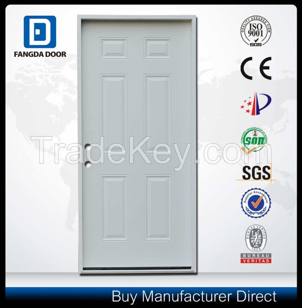 High Definition 6-Panel Prehung Exterior Door