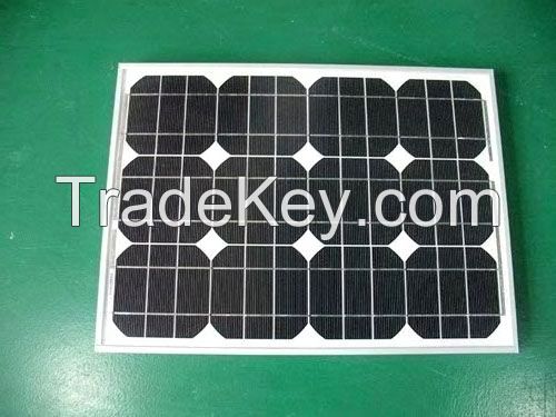 Big size Mono solar panel 25w