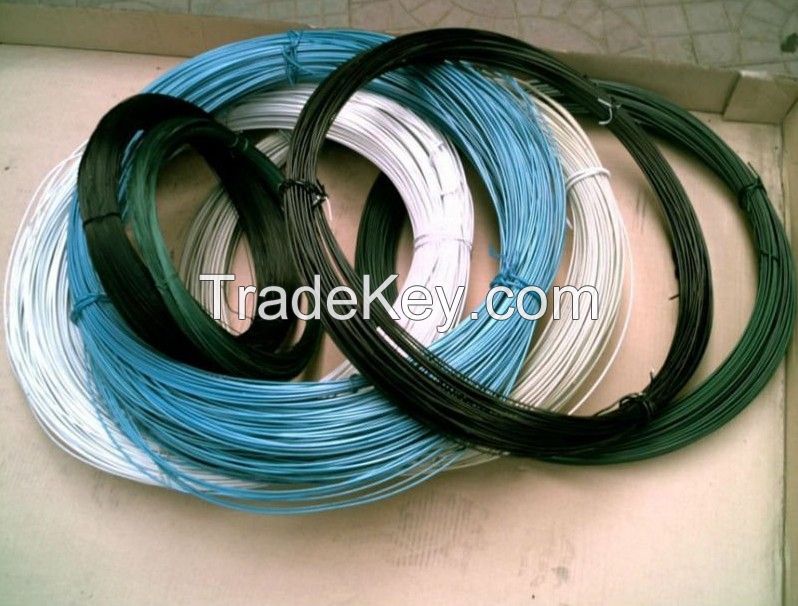 PVC coated wire with different color