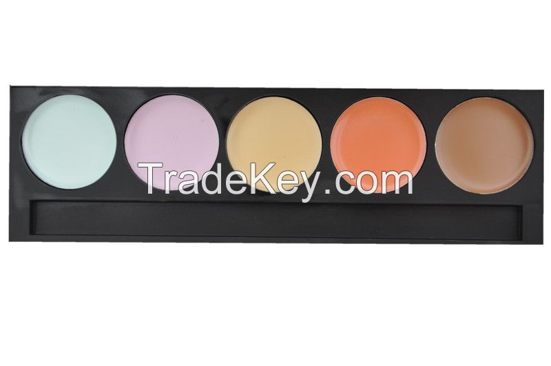 High Quality Professioanl 5 Color Concealer Palette