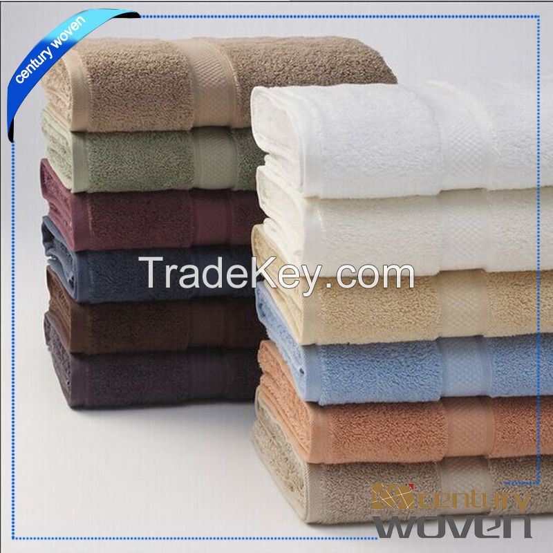 Luxury fashion design 5 stars hotel bath towel of microfiber 