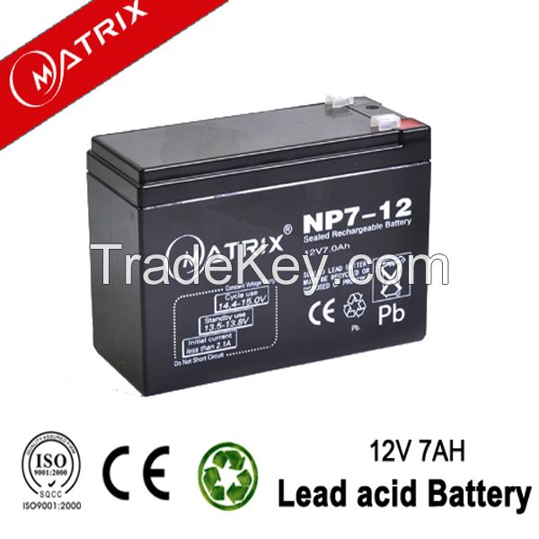 12v 7ah lead acid battery