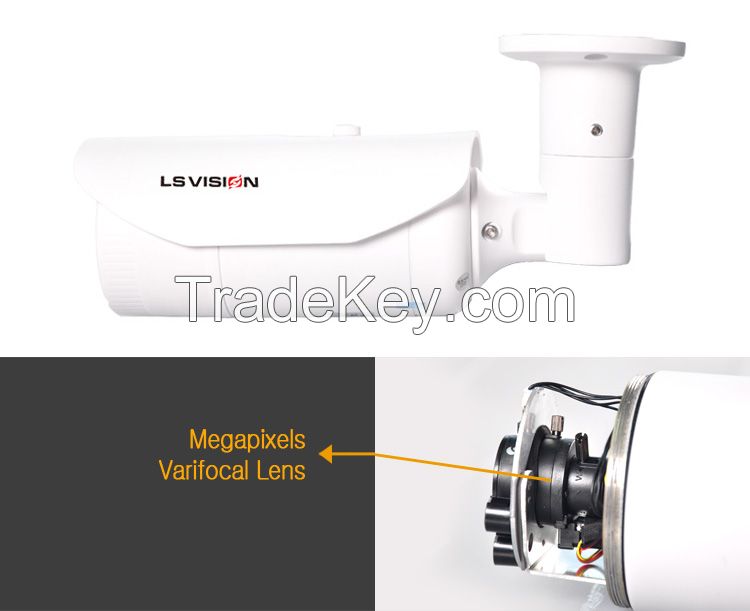 LS VISION hot sale 4k ip bullet camera1080p,1920p CCTV IP Camera system in shenzhen china