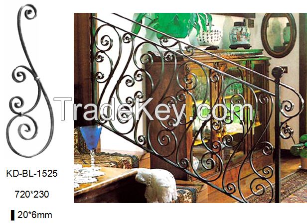 Hot Sale Wrought Iron Scrolls Decorative Balusters