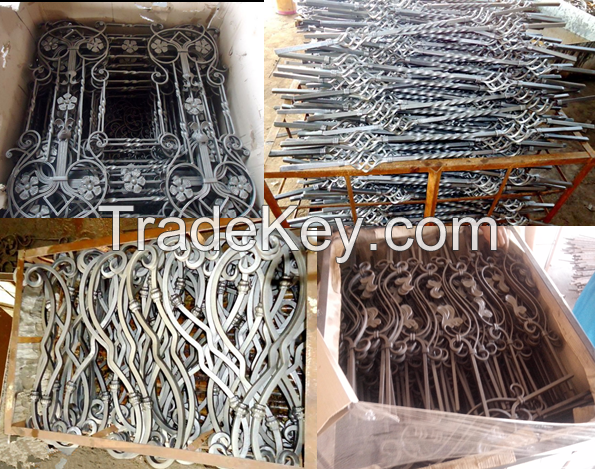 Hot Sale Wrought Iron Scrolls Decorative Balusters