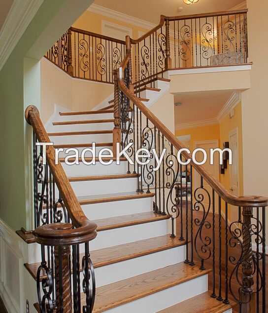 Hot Sale Decorative Wrought Iron Railing Parts