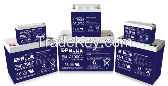 ES&EM series UPS battery 6V 12V battery