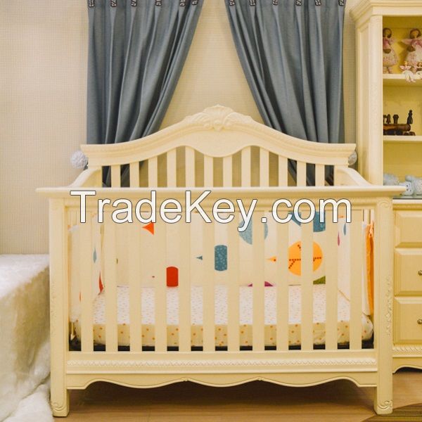 Convertible Baby Cribs made From Solid Wood Mahogany Indonesia