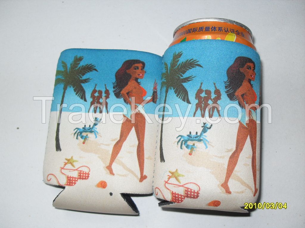 2015 Best selling neoprene tube beer can cooler