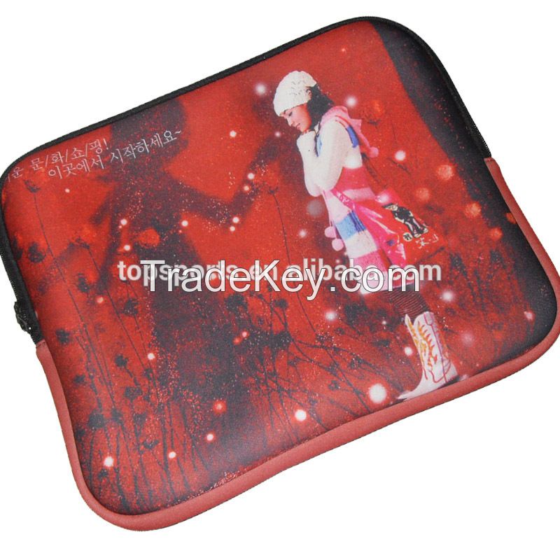 15.6 cute insulated neoprene laptop sleeve with zipper