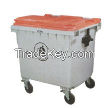 plastic dustbin(660L), waste bin, trash bin, garbage bin, trash can