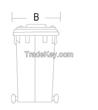 plastic dustbin(120L), waste bin, trash bin, garbage bin, trash can