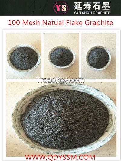 Natural Flake Graphite Factory Supply +100 mesh