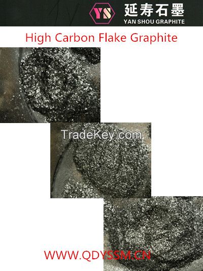 High Carbon Natural Flake Graphite Factory Supply  
