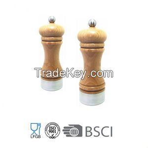 Wooden salt and pepper mill