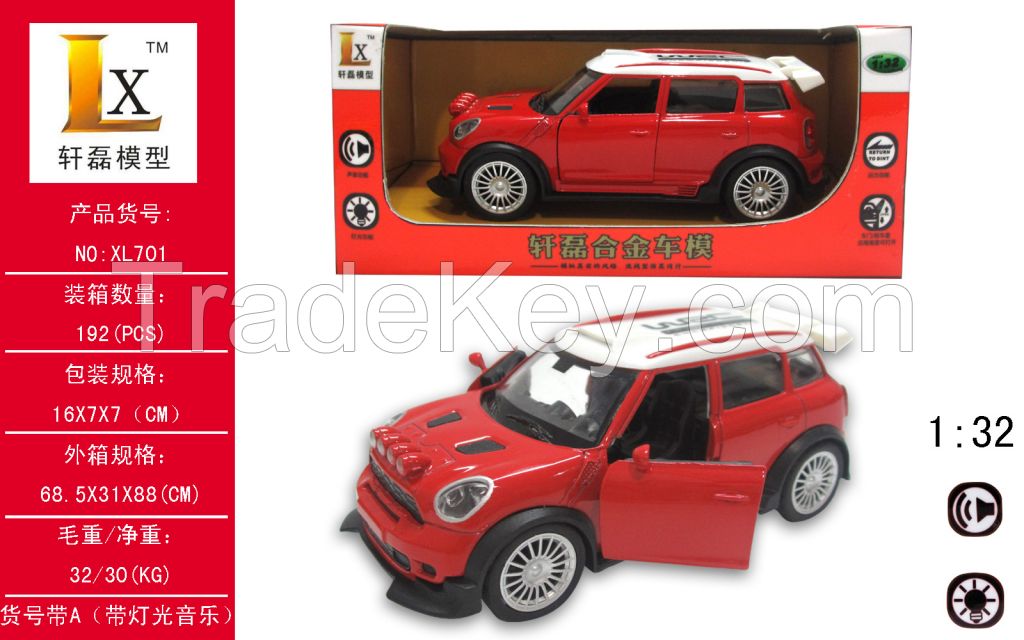 1:32 Pull Back Alloy Car