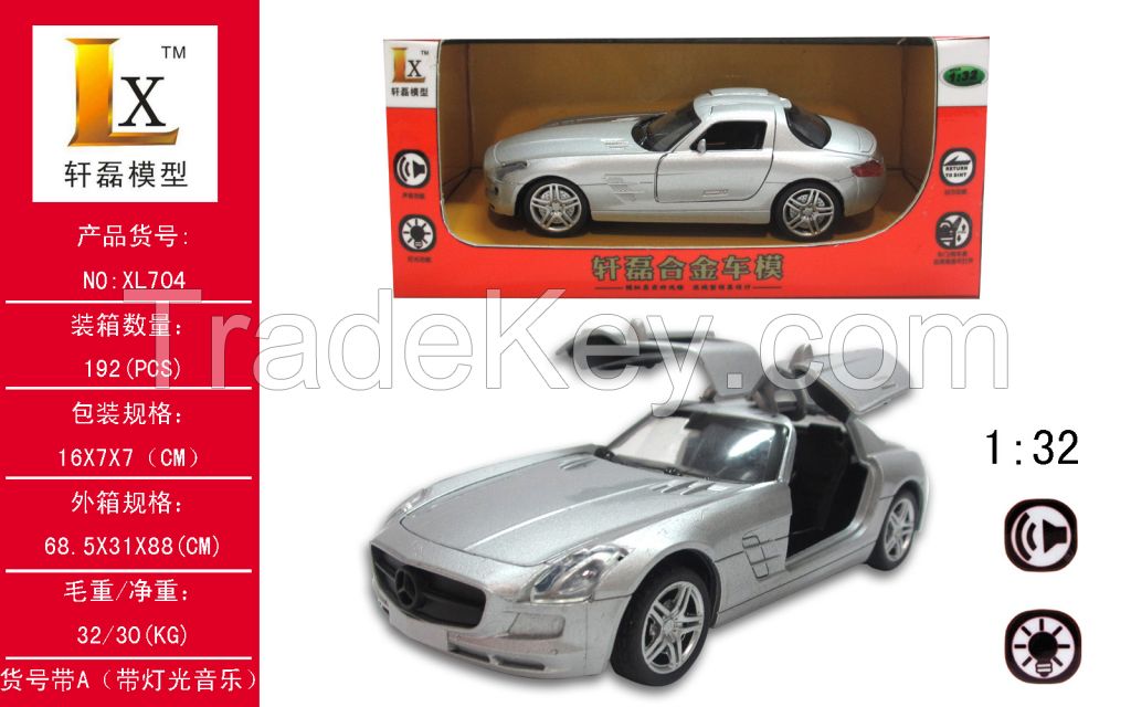 1:32 pull back alloy car