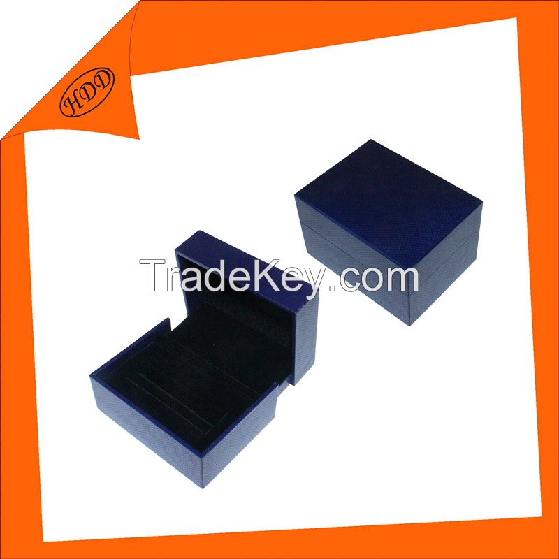 fashion leather hot sales earring(L)/twin rings jewellery box