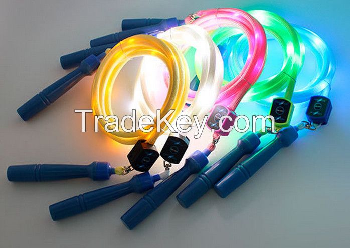 LED lighted skipping rope crossfit jump rope