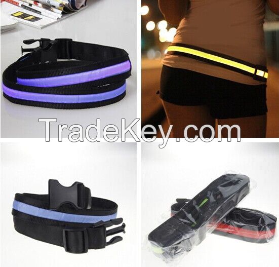 Universal Led waist belt for outdoor running