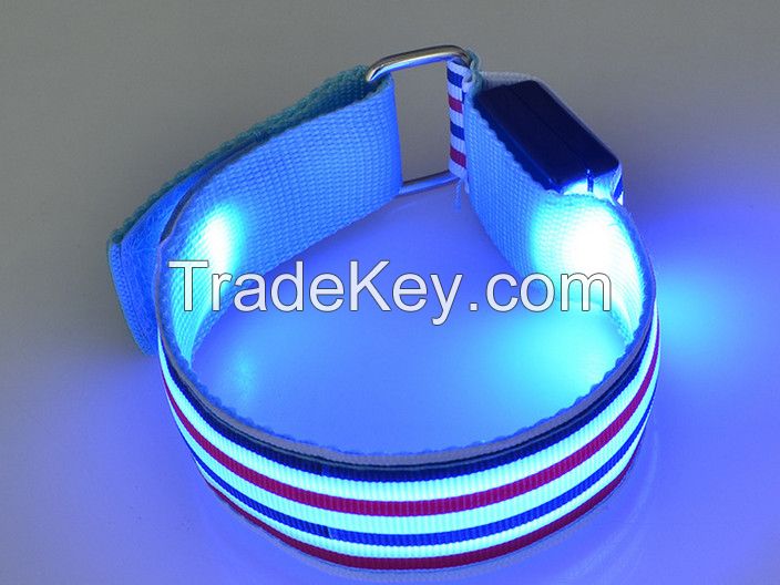 Activity Splashproof Reflective LED Wristband