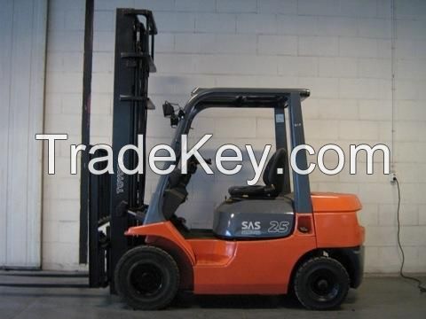 Toyota Forklifts Available and Scissors lifts