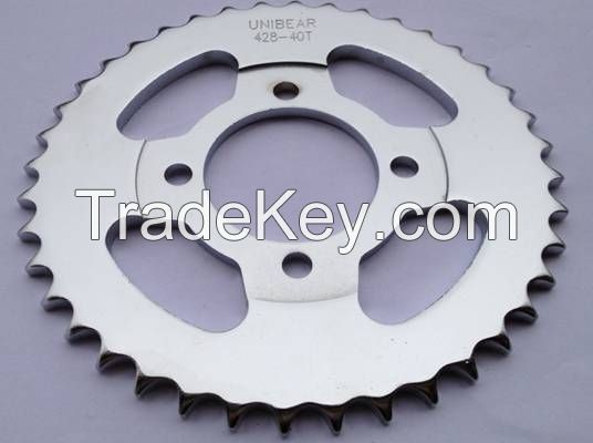 Motorcycle Chain and sprocket set