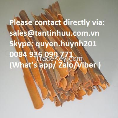 Dried cinnamon from Viet nam with special quality 