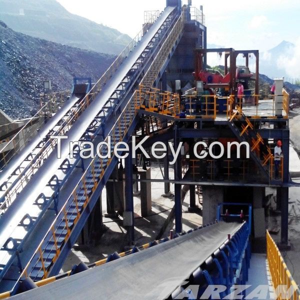 Belt conveyor for stone crusher line,sand making line in industrial production