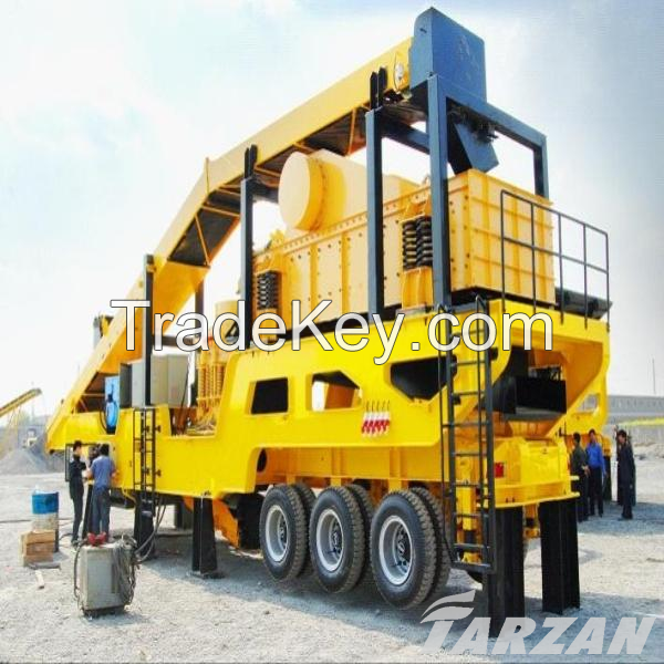 2015 Tarzan mobile crusher plant, wheel and crawler type