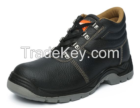 Middle ankle PU upper cheap price safety shoes