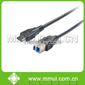 1M USB3.1 Type-c to USB 3.0 B Male Cable
