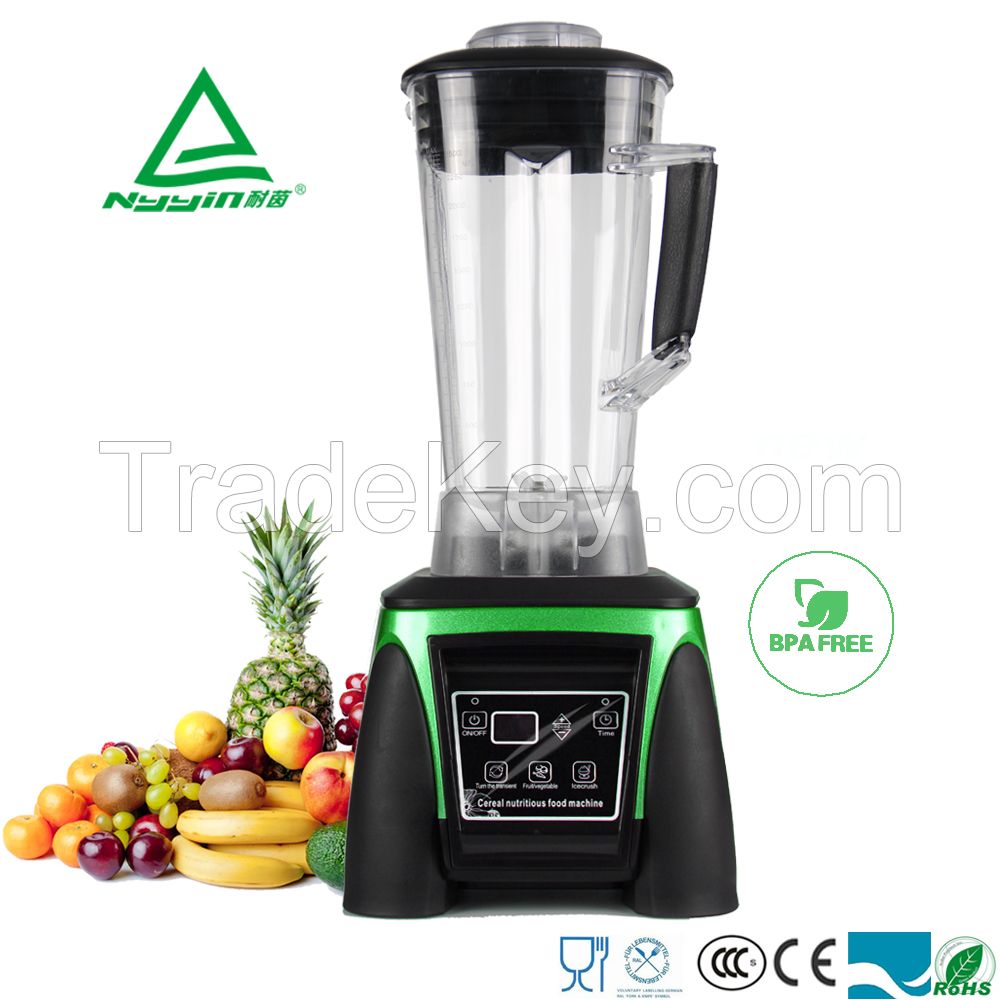 2015 CE ROHS approved 2000 watt fruit smoothie commercial blender 3hp