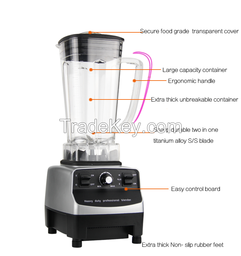high performance commercial kitchen juicer smoothie blender