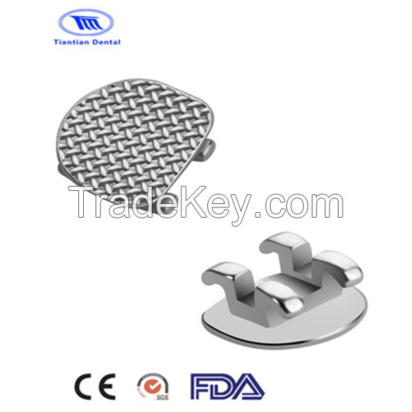 Mini Roth Orthodontic Brackets and Spherical Mesh Base with CE FDA, Factory Made