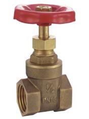 brass gate valve