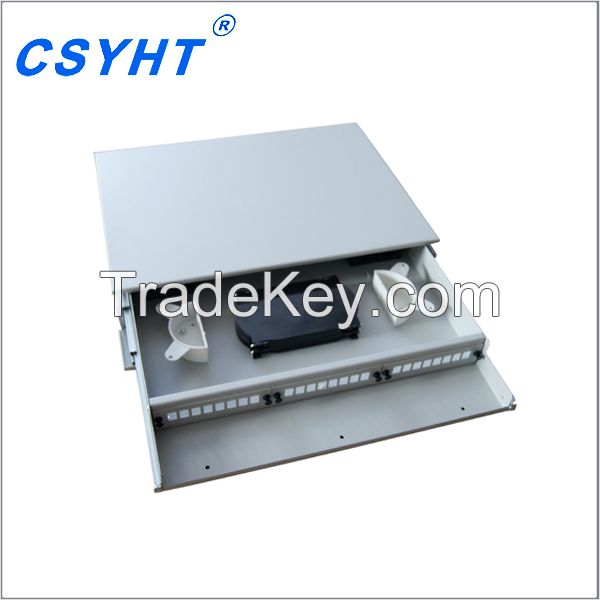 fiber optic rackmount patch panel slide-out type ODF-RS24-A